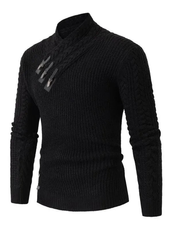 Stilvolle Männer Rollkragen Sweater