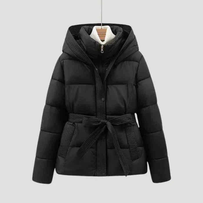 Winterjacke Mit Gürtel Modern Damenschneidung