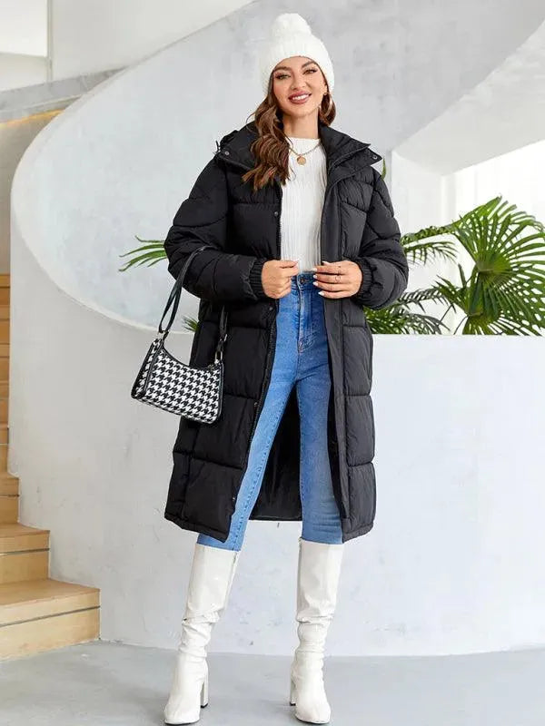 Damen Wintermantel Warm Pufferjacke