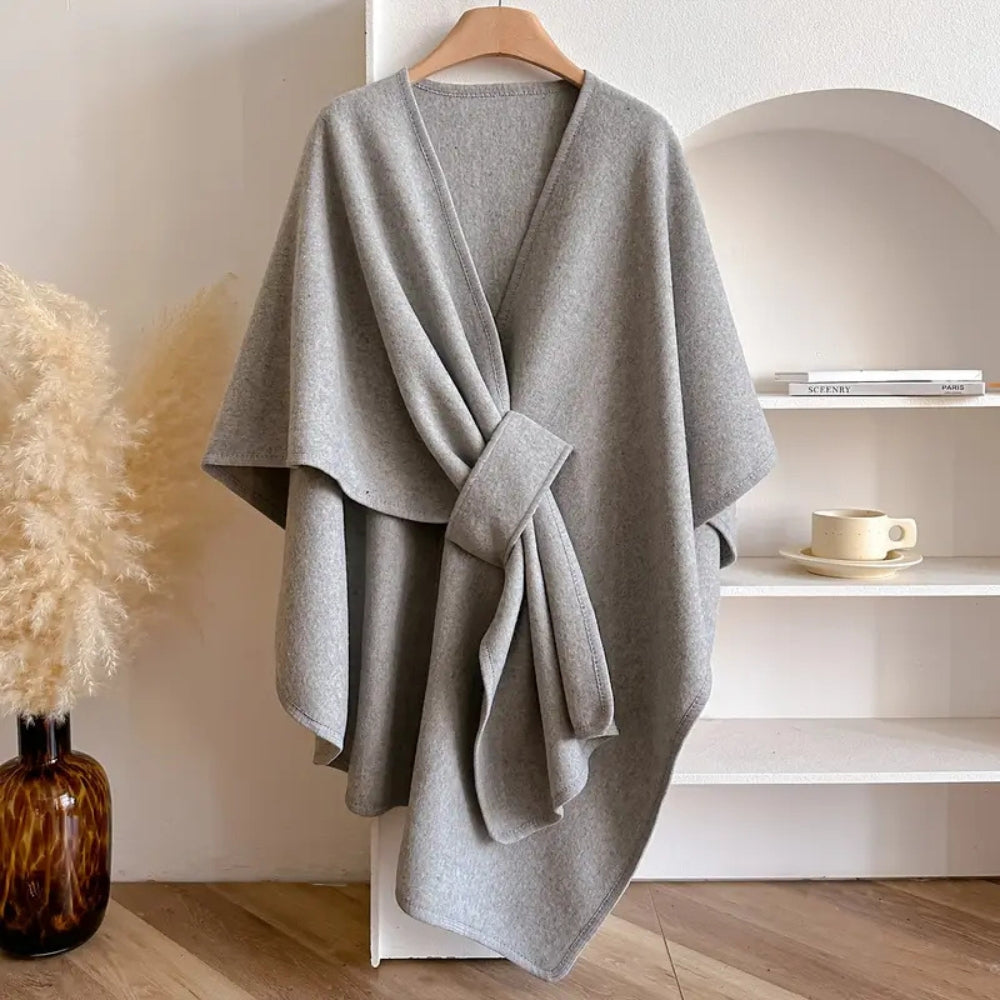 Wasserdichte Damenponcho Cape Mantel