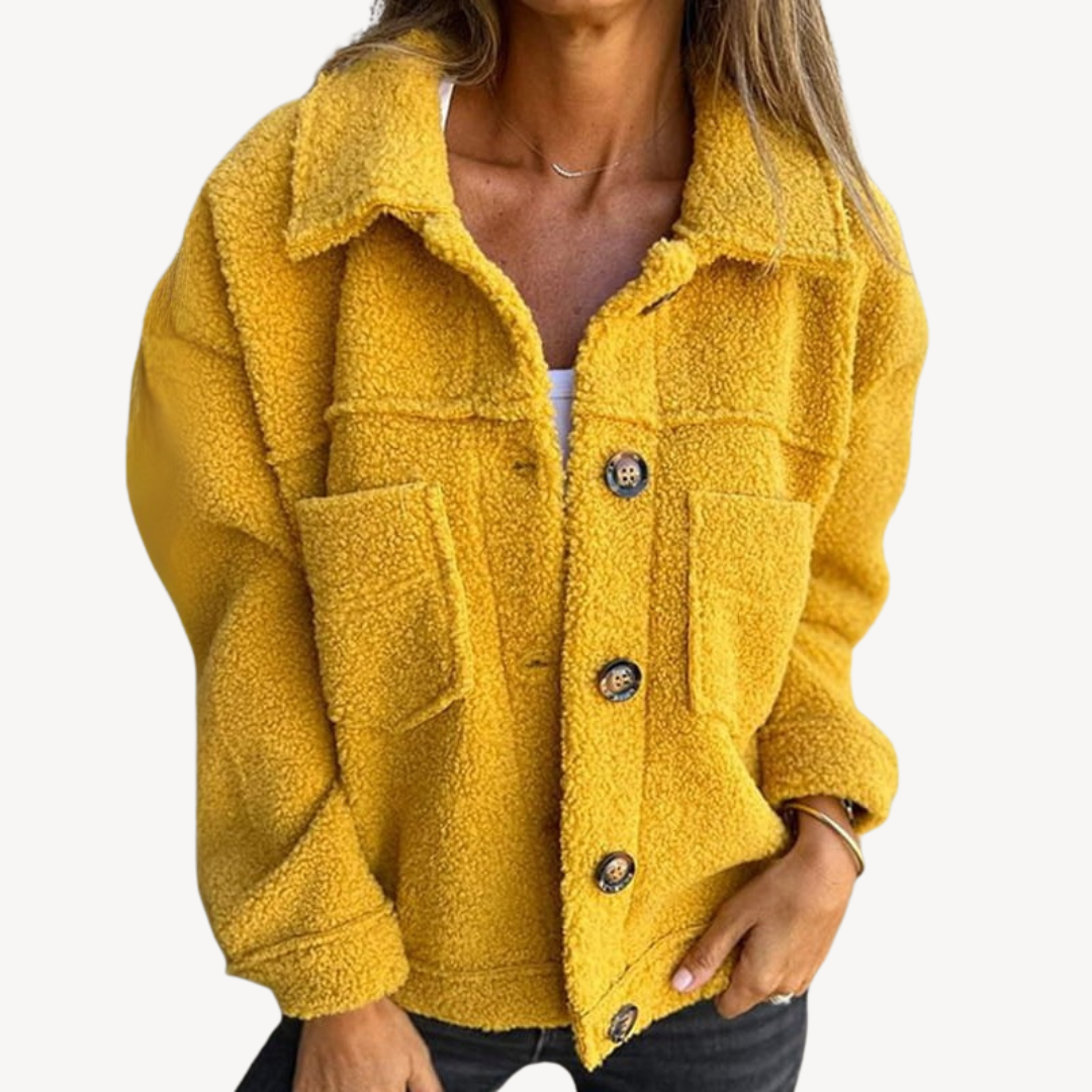 Weiche Damen Teddyjacke Fleece