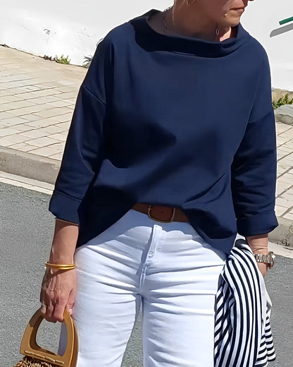 Damen Oberteil Kurzarm Modern Chic