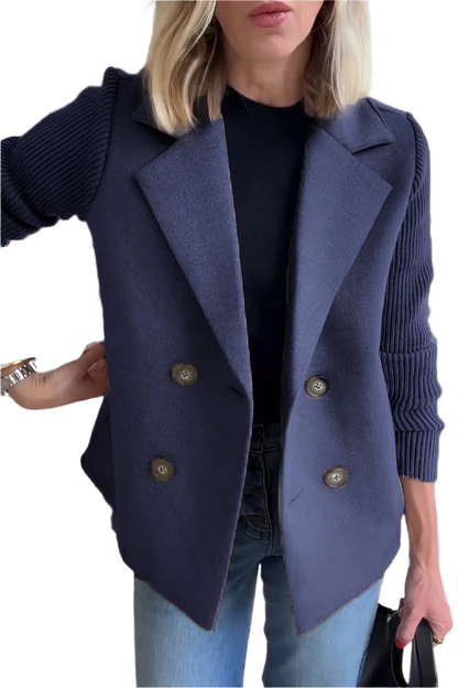 Damen Blazer Vegan Wolle Elegant