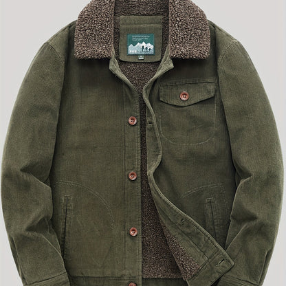 Herren Fleeceweste Knöpfe Warm Elegant
