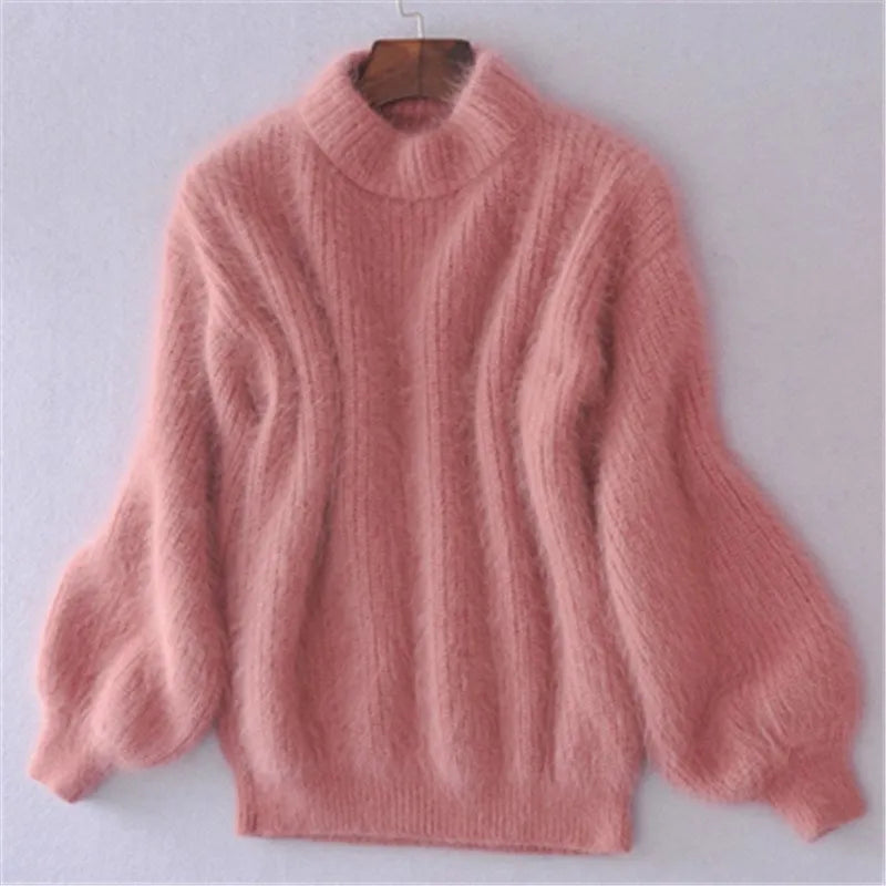Locker Strickpullover Vintage Look