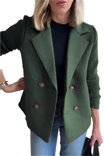 Damen Blazer Vegan Wolle Elegant