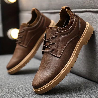 Lederschnürschuhe für Herren Alltag - IdealeKleiden