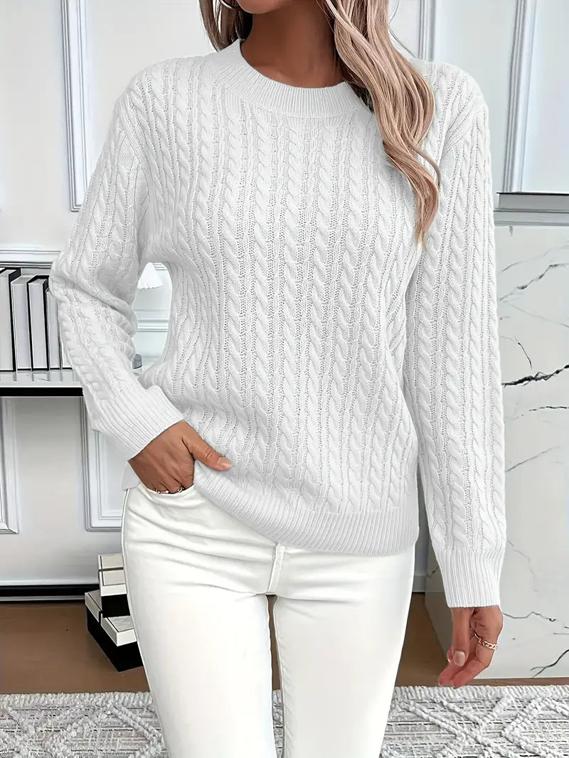 Herbstpullover Damen Bequem