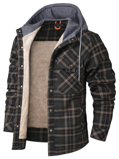 Wattierte Waldjacke Warm Winter