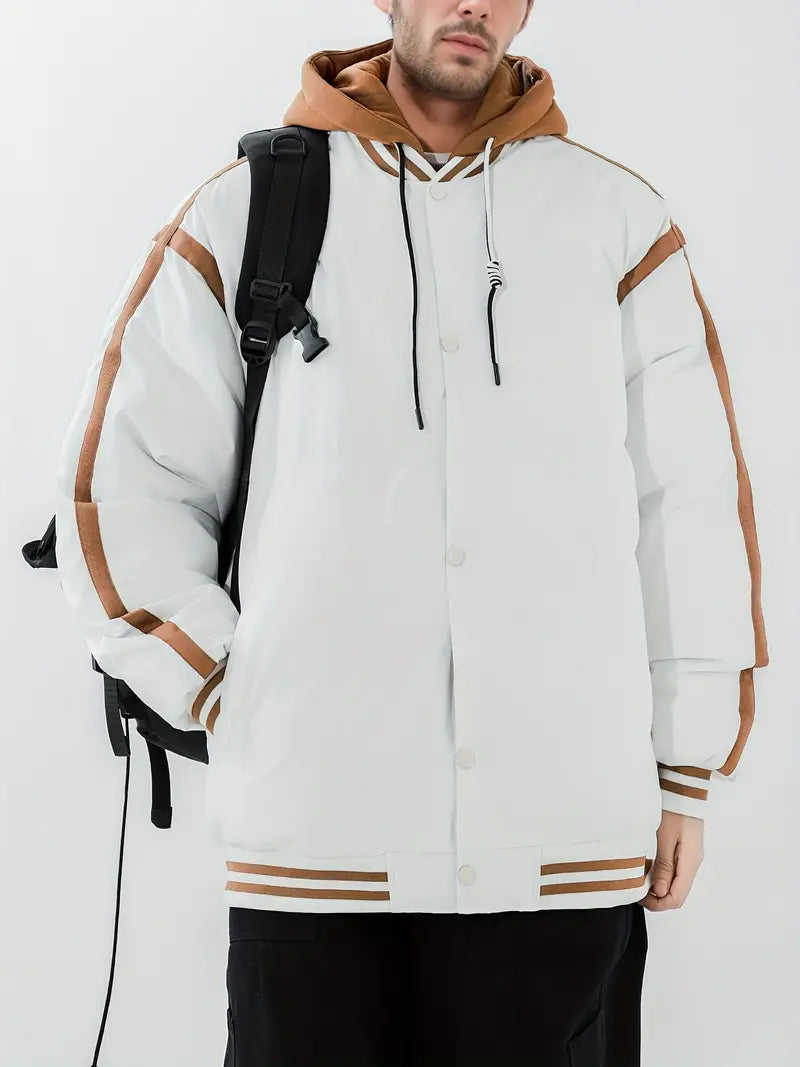 Herren Steppjacke Warm Isoliert Winter - IdealeKleiden