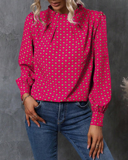 Retro Kleid Damen Vintage Style Aufdruck