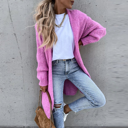 Damen Strickjacke Herbst Kaschmir Warm