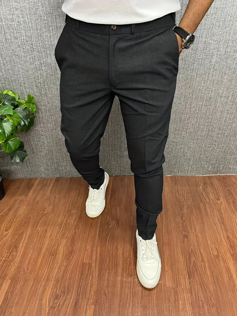 Herren Anzughose Halbformell Elegant
