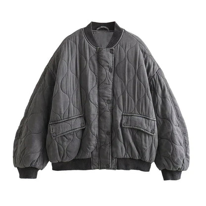 Stylische Damenwinterjacke Steppweste Modern