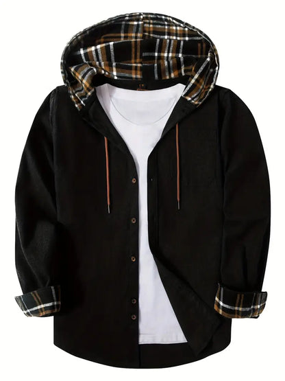 Herren Retro Karo Jacke Modern