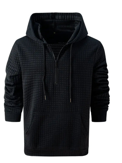 Leichter Waffel-Hoodie für Herren Sportlich