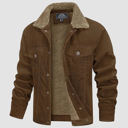 Modische Cordjacke Herren Trend - IdealeKleiden