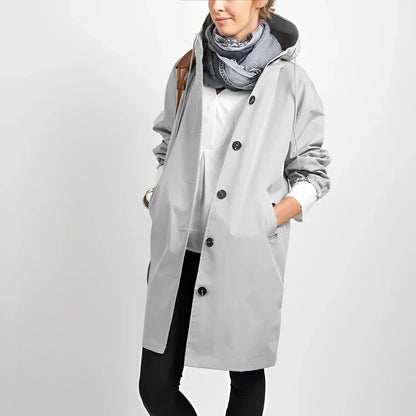 Wasserdichte Outdoor-Jacke mit Kapuze