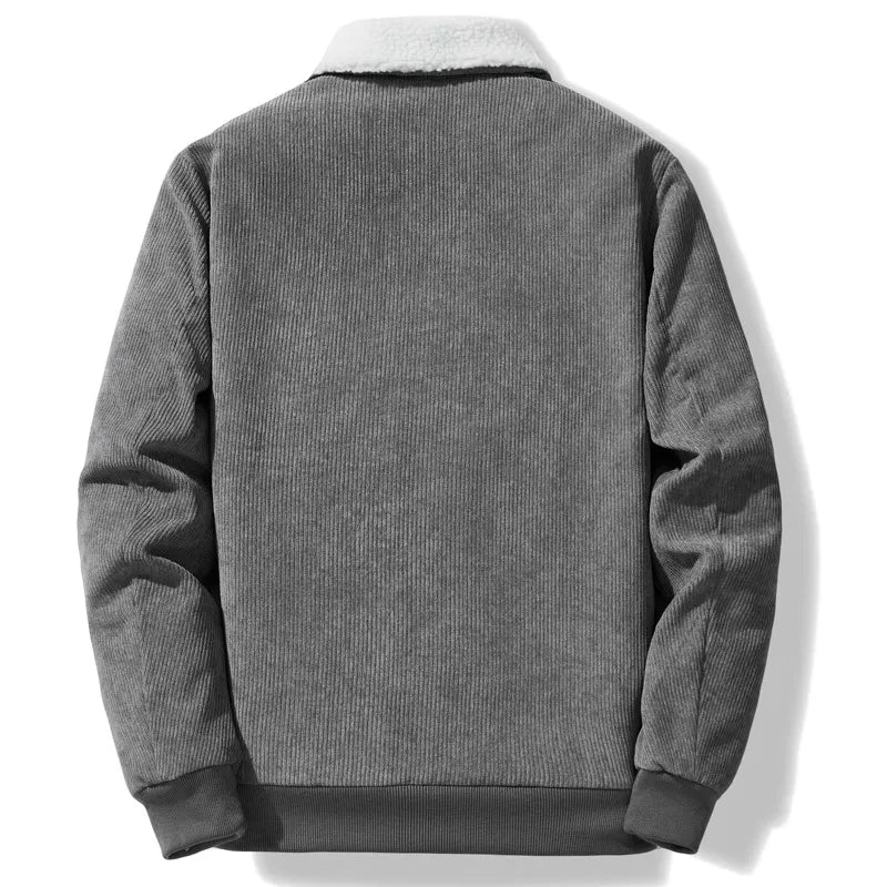 Herren Winterjacke Fleece Gefüttert Warm Isoliert - IdealeKleiden