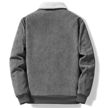 Herren Winterjacke Fleece Gefüttert Warm Isoliert - IdealeKleiden