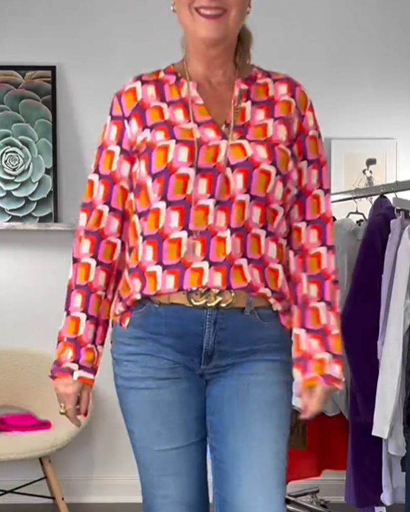 Moderne Kleidung Bunte Muster