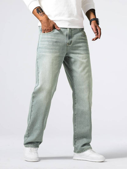Herren Jeans Gerade Bein Lässig