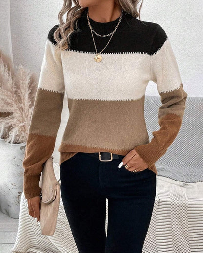 Winterpullover Damen Chic Eleganter Look