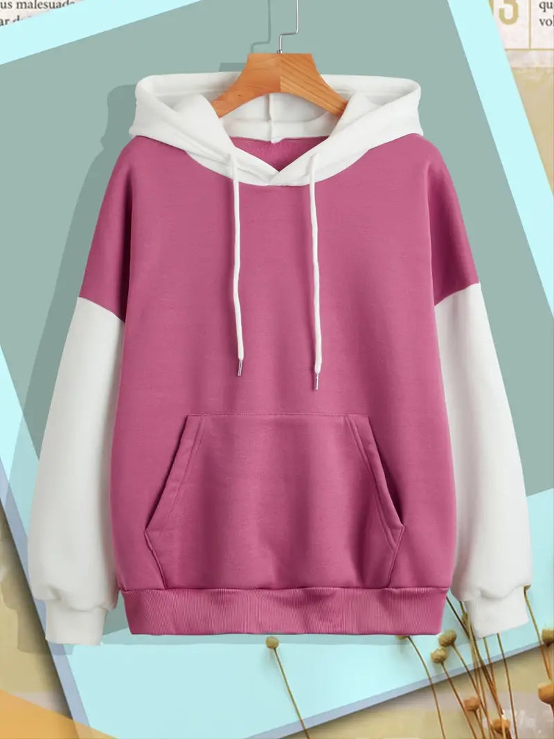 Modische Herren-Hoodie Kontrastfarben