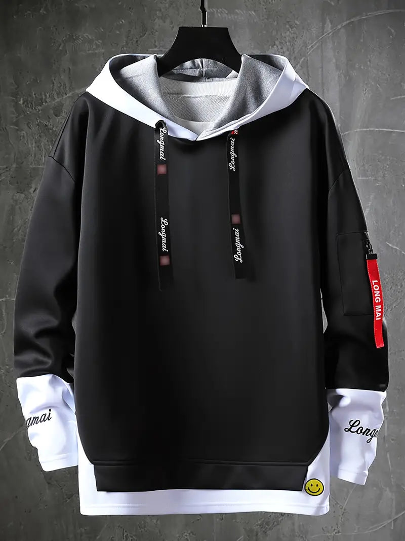 Moderne Herren Kapuzenjacke Trendy Casual - IdealeKleiden