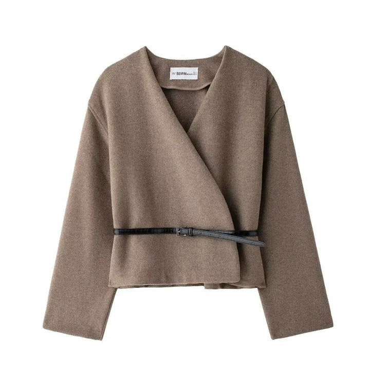 Elegante Damenjacke Modern Wickeln