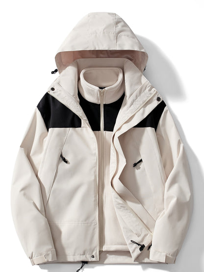 Praktische Winterjacke 3-in-1 Damen Herbst