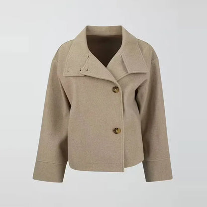 Damen Wintermantel Doppelreihig Elegantes Design