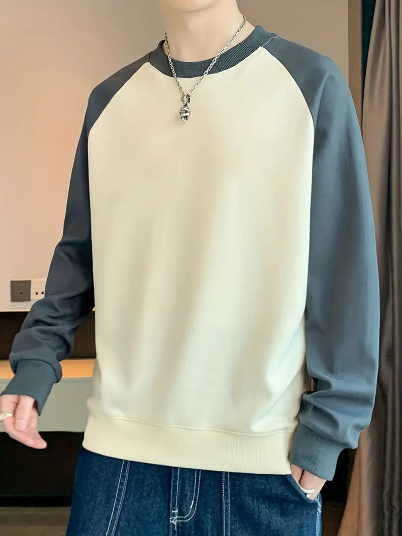 Lässiger Pullover Pinguin Motiv
