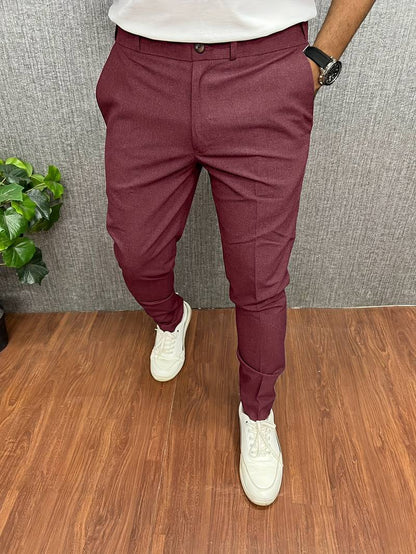 Elegante Herren-Anzughose Slim Fit