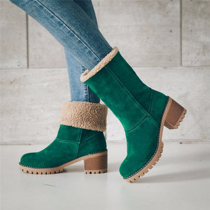 Stilvolle Stiefel Mit Blockabsatz