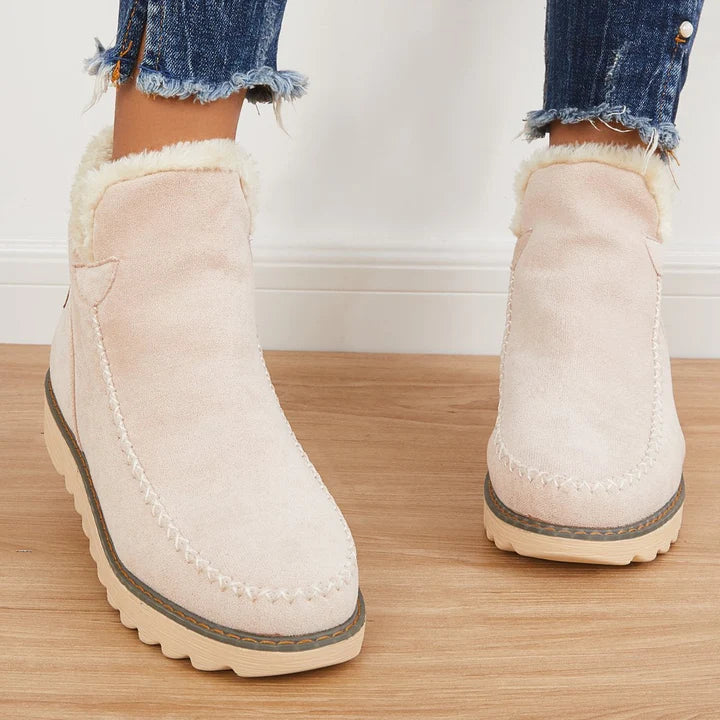 Lammfell Stiefel Warm Winter