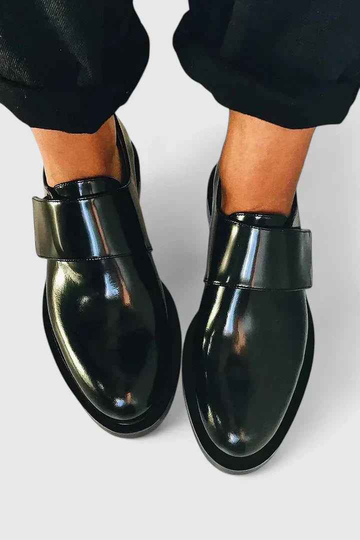 Elegante Herren Slipper Schuhe Lederschuhe - IdealeKleiden