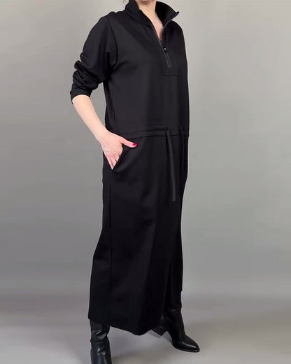 Elegante Damenkleidung | Reißverschlusskragen Modern Stil - IdealeKleiden