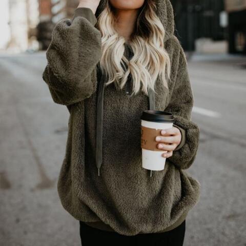 Kapuzenpullover Bequem Warm Gemütlich