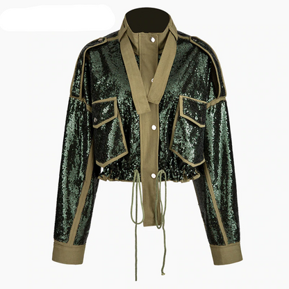 Stylische Cropped Jacke Urban Look