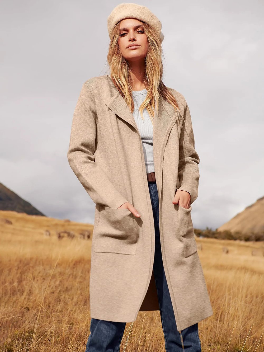 Modische Damenjacke Revers Style