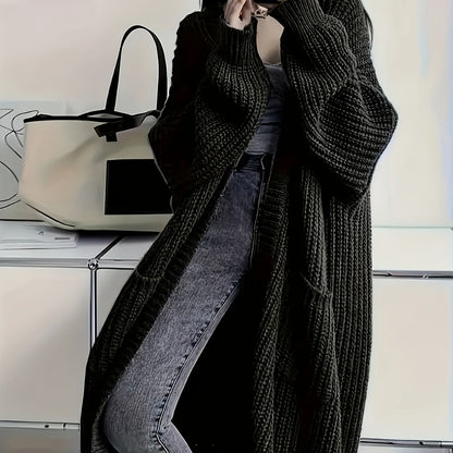 Weicher Strickpullover Damen mit Gürtel