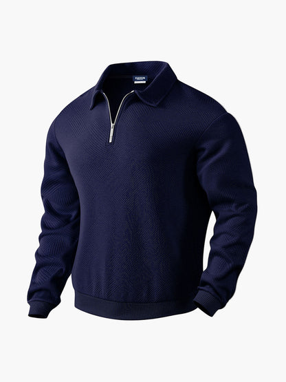 Stylisher Halbzip-Pullover für Männer