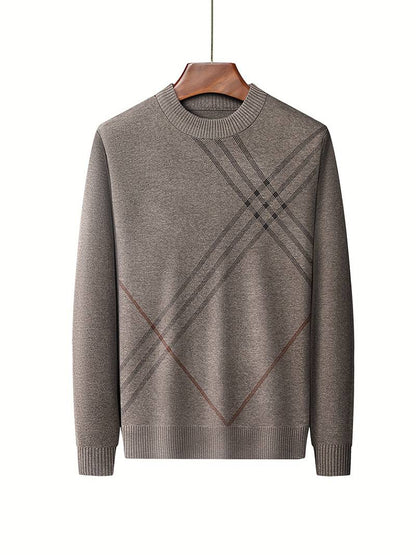 Soren – Bequemer Pullover Rundhals Casual