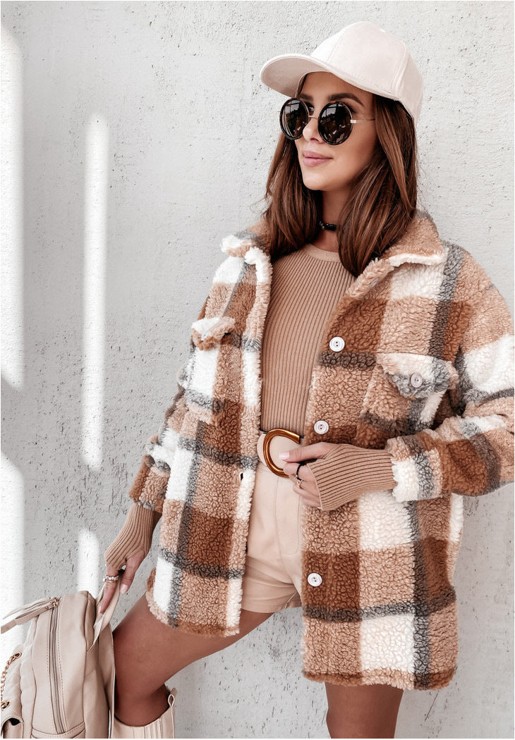 Winterjacke Damen Holzfäller Style