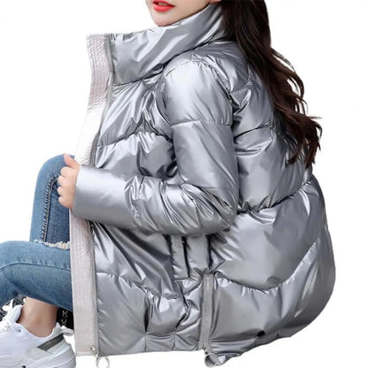 Winter Pufferjacke Damen Warm und Bequem