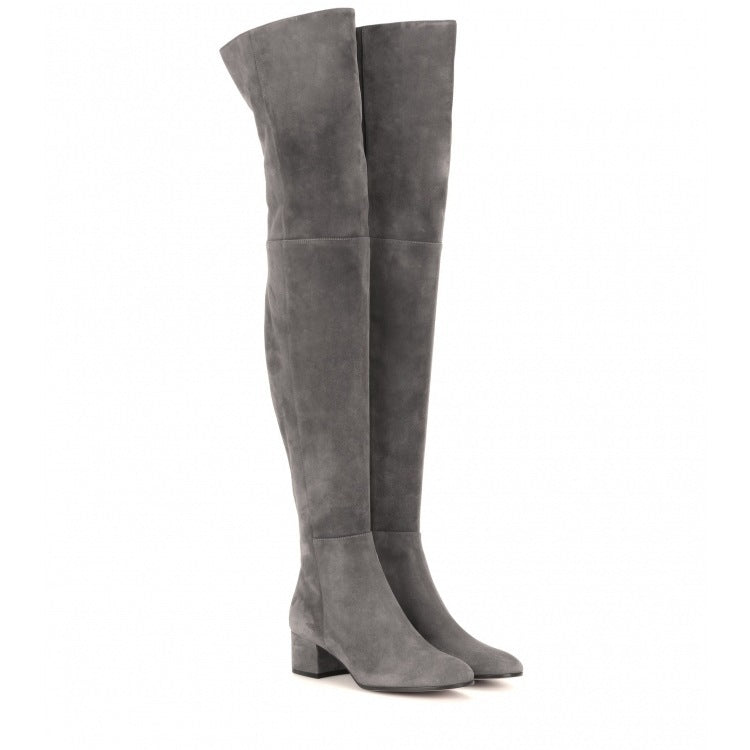Damen Stiefel Knöchelhoch Luxus Winter Schuhe Elegantes Design