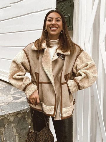 Elegante Winterjacke Moderner Stil Damen