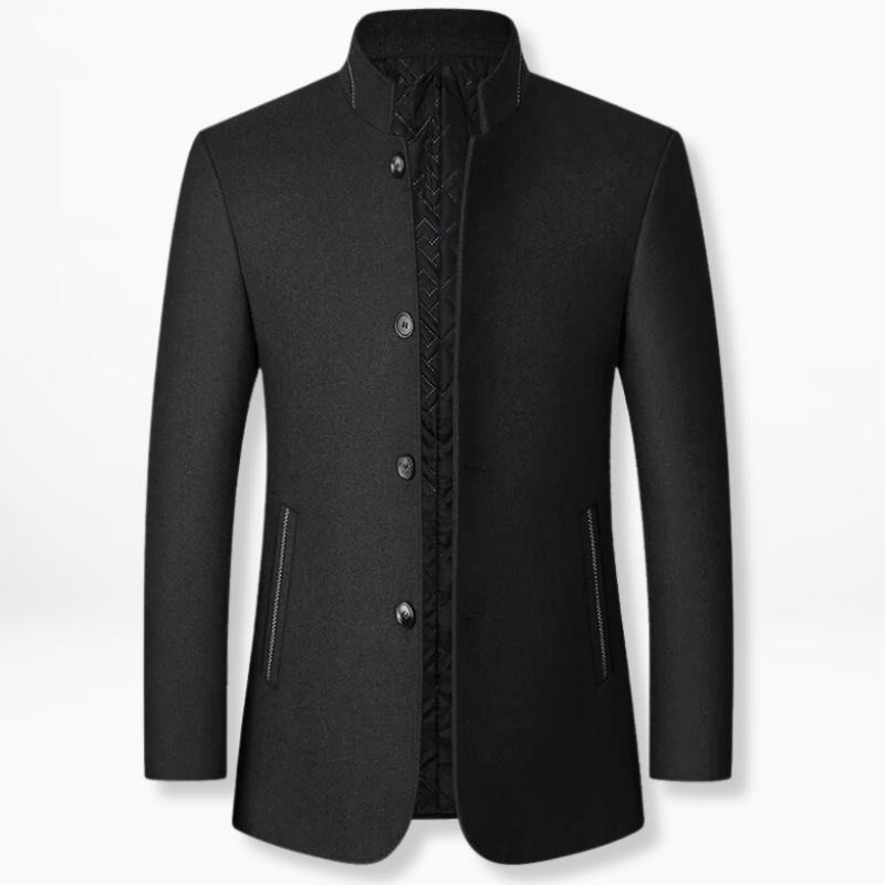 Klassische Damenjacke Wollmix Elegant Knöpfe