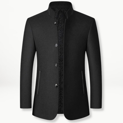 Klassische Damenjacke Wollmix Elegant Knöpfe